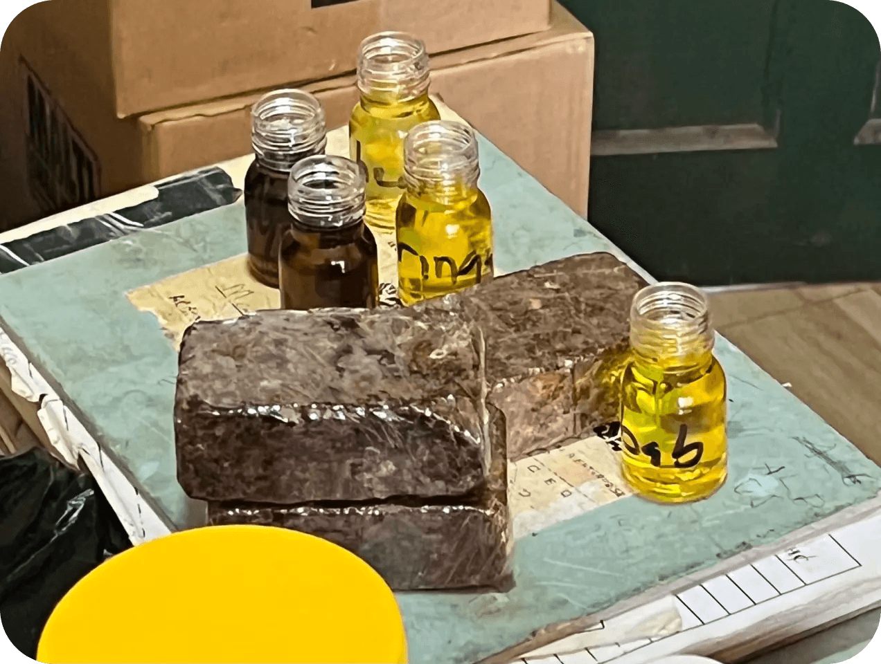 Black soap and other ingredients